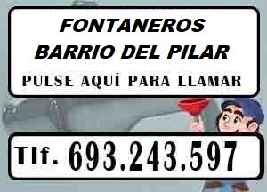 Fontaneros Barrio del Pilar Madrid Urgentes