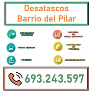 Desatascos Barrio del Pilar